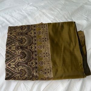 Golden Brown Banarsi Saree